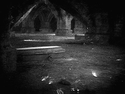 Entering the catacombs . . .